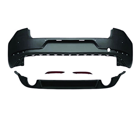 Tampon Seti Arka – BK-G7GTI-S3– Volkswagen Golf 7.5 Gtı (13-17 Golf 7 İçin Uyumludur)