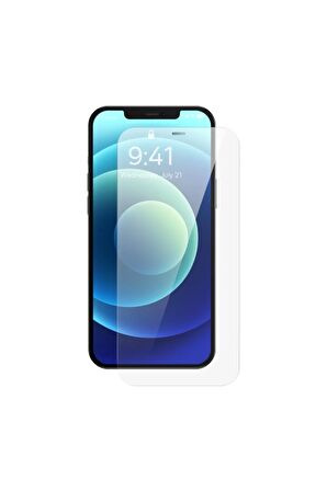 Apple iPhone 12 Pro Max ile Uyumlu Ekran Koruyucu Şeffaf Temperli Kırılmaz Cam Ekran Koruyucu