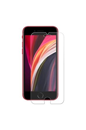 Apple iPhone SE ile Uyumlu Ekran Koruyucu Şeffaf Temperli Kırılmaz Cam Ekran Koruyucu