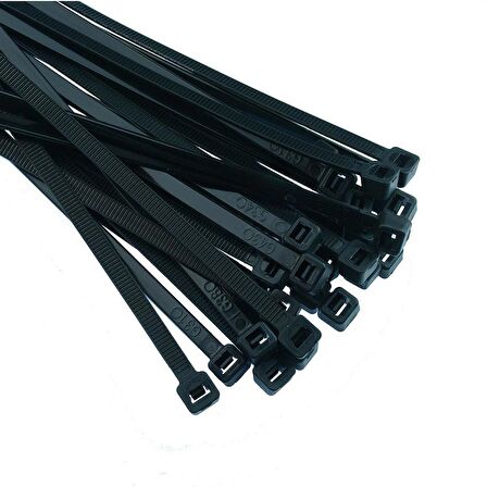 KSN Kablo Bağı Plastik Kelepçe Siyah 9x1220mm  -  100 Adet 