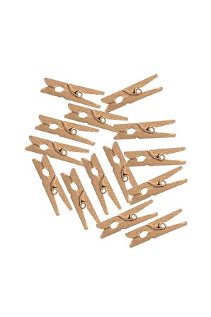 DEKORATİF MANDAL KRAFT 100'LÜ