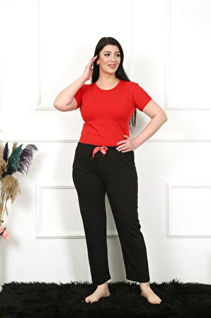 Celira Kadın Pamuklu Büyük Beden Alt Pijama NSL0065