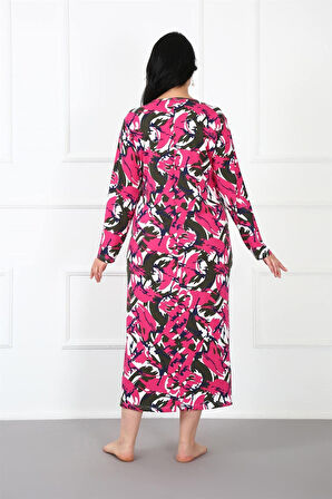 Celira Büyük Beden Anne Gecelik NSL0070