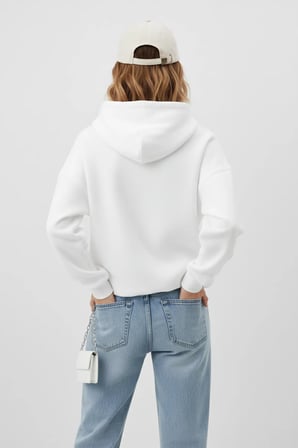 Unisex Yumuşak Dokulu 3 İplik Happy Cherry Tasarım Baskılı Oversize Sweatshirt