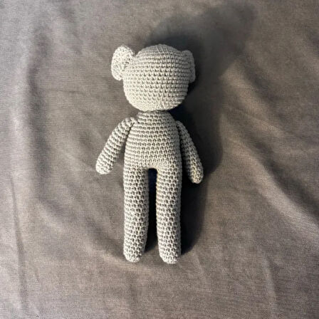 Uretti - Esra 6723 - El Örgüsü Amigurumi Oyuncak  Fil - 21 x 9 cm