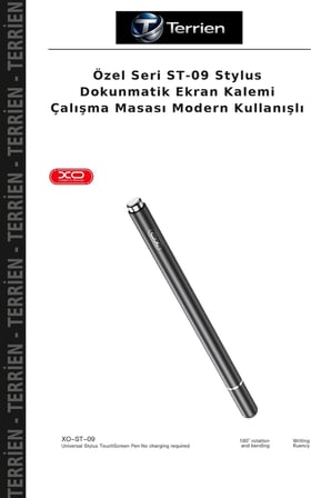 Özel Seri ST-09 Stylus Dokunmatik Ekran Kalemi Çalışma Masası Modern Kullanışlı
