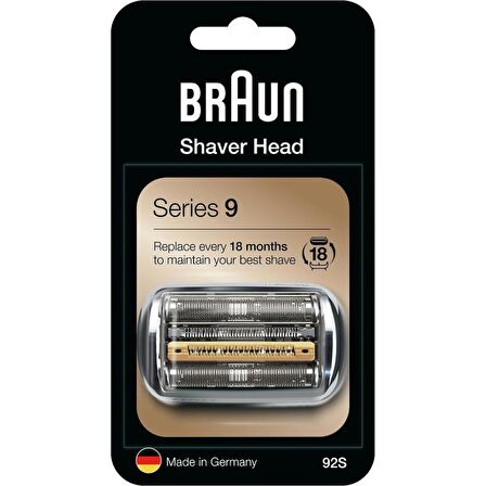 Braun 9 Serisi 92S Tıraş Makinesi Yedek Başlığı