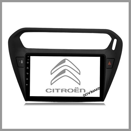 CITROEN C-ELYSEE SİYAH 2012-2023 8 GB RAM 128 GB HAFIZA ANDROID MULTIMEDIA TEYP
