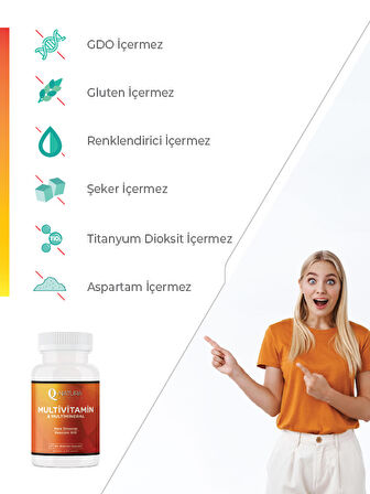 Q Natura Series Multivitamin & Multimineral 30 Kapsül