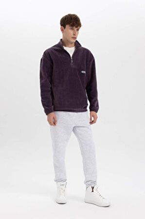 DeFacto Regular Fit Jogger Eşofman Altı Beli Paçası Lastikli Düz Cepli B6231AX23WNGR379