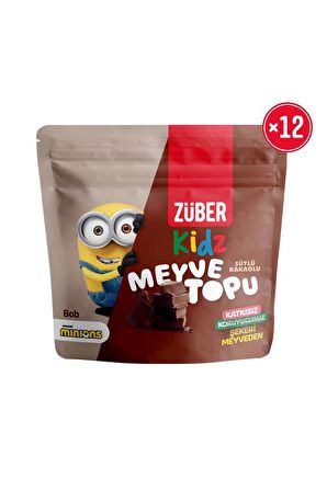 Kidz Sütlü Kakaolu Meyve Topu 42g X 12 Adet
