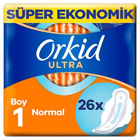 Orkid Ultra Normal 26 Adet Süper Ekonomik Paket Hijyenik Ped