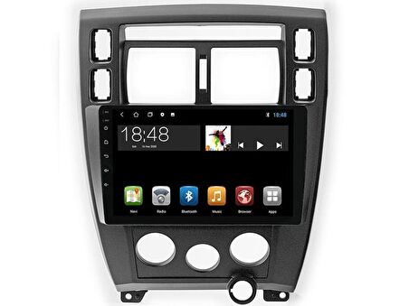 Navismart Multimedya - 8 Çekirdek İşlemci, 8GB RAM, 128GB HAFIZA Hyundai Tucson (2006-2013) ile uyumlu