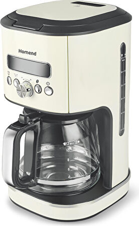Homend Vintage Coffeebreak 5027H Filtre Kahve Makinesi Krem