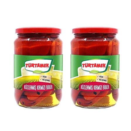 Tamek Türtamek Közlenmiş Biber 670 gr 2 li 