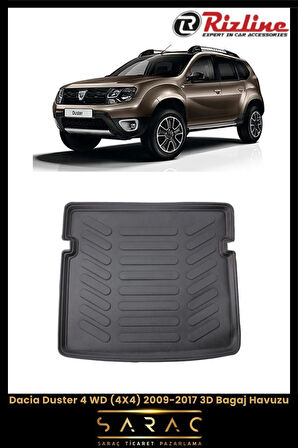 Rizline Dacia Duster 4x4 2011 Model 3D Bagaj Havuzu