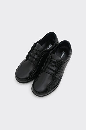 Günlük Hakiki Deri Bağcıklı Kadın Casual Ayakkabı