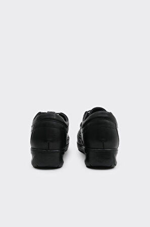 Günlük Hakiki Deri Bağcıklı Kadın Casual Ayakkabı