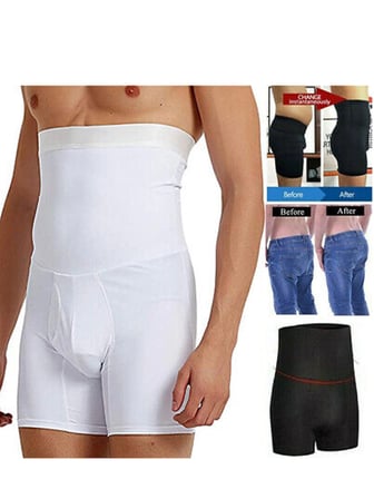 Bel Inceltici Ve Sıkılaştırıcı Erkek Boxer Korse Beyaz Renk