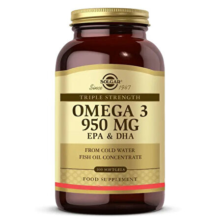 Solgar Omega-3 950 Mg 100 Kapsül