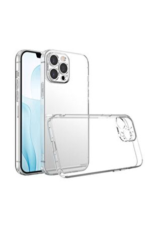 Apple Iphone 13 Pro Ile Uyumlu Kılıf Şeffaf Esnek Silikon Telefon Kılıfı Kapak