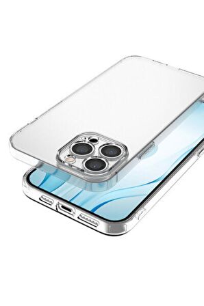 Apple Iphone 13 Pro Ile Uyumlu Kılıf Şeffaf Esnek Silikon Telefon Kılıfı Kapak