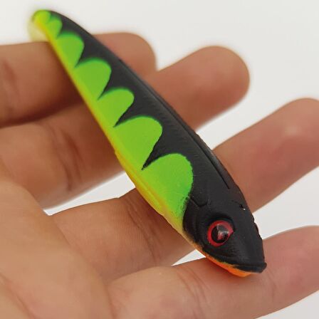 TEKNO DOĞA 12cm 12,5g İğnesiz Silikon Suni Yem 5 Adet