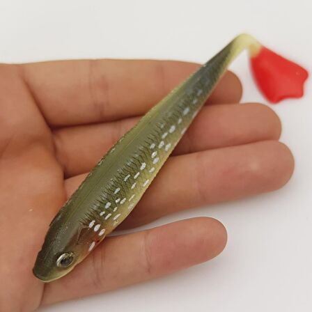 TEKNO DOĞA 12cm 12,5g İğnesiz Silikon Suni Yem 5 Adet