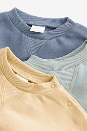 Pamuklu Yeşil Sweatshirt Ve Joggers Set Alt Üst Takım