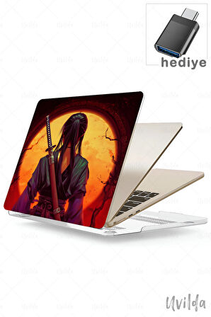 MacBook Pro 13 A2338 A2289 A2251 A2159 A1989 A1708 A1706 uyumlu Nefes-22 TPU Msoft Kadın Kızıl Gece