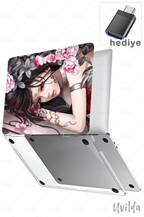 MacBook Air 15 A3114 A2941 uyumlu Japon-8 Notebook Msoft Güllerin Koynunda