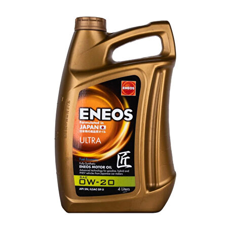 Eneos 0W/20 Premium Ultra 4Lt  (Dizel & Benzinli)