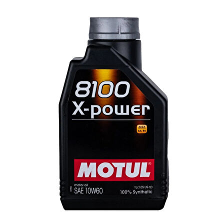 Motul 8100 X-Power 10w/60 1 Lt (Dizel & Benzinli)