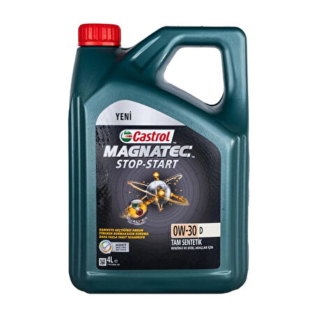 Castrol Magnatec Stopt-Start 0w/30 D 4Lt (Dizel & Benzinli)