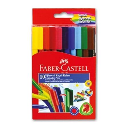 Faber-Castell Eğlenceli Keçeli Kalem10'lu