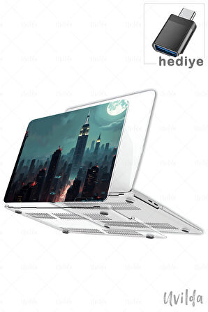 MacBook Pro 14 A3401 A3185 A3112 A2992 A2918 A2779 A2442 uyumlu Kaos-7 Sert Msoft Rüyalar ve Ay