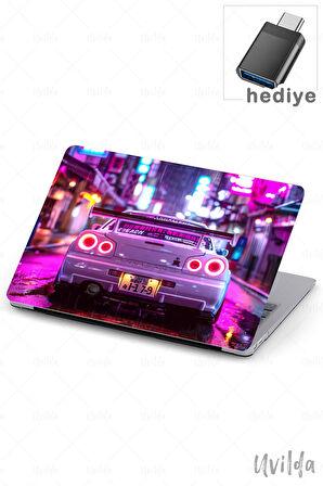 MacBook Air 13.3 A2337 A2179 A1932 uyumlu Otomo-14 Msoft Koruma Skyline R34 Beyaz