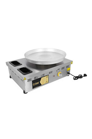 Elektrikli Tantuni Makinası Tekli Elektrikli Tantuni Ocağı 60*60 Cm 2 Gözlü