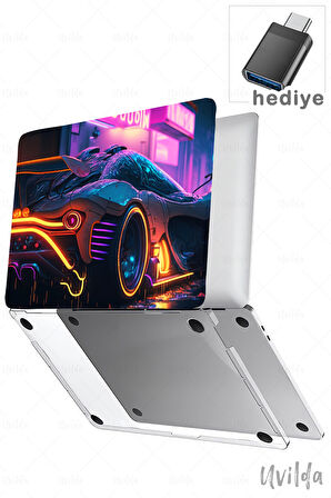 MacBook Air 15 A3114 A2941 uyumlu Otomo-18 PVC Msoft Kapak Hyper Neon