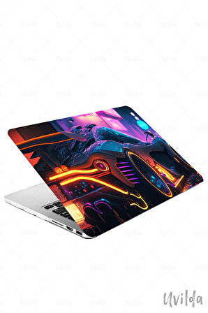 MacBook Air 15 A3114 A2941 uyumlu Otomo-18 PVC Msoft Kapak Hyper Neon