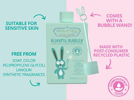 Jack N Jill Doğal Banyo Köpüğü 300 ml