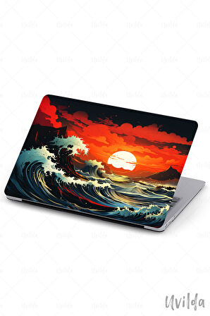 MacBook Pro 16 A2485 uyumlu Japon-20 Sert Msoft Kızıl Günbatımı