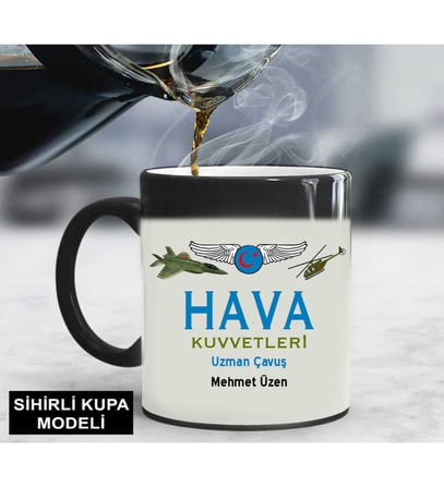 Hava Kuvvetleri Uzman Çavuş Kupa Bardağı Sihirli