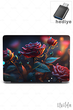MacBook Air 13.6 A3113 A2681 uyumlu Derin 10 UV Msoft Desen Güller Tomurcuk