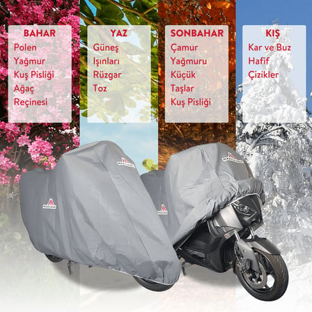 Gilera GFR 125 ÇANTALI Motosiklet Motor Koruma Brandası Ultra Dayanıklı