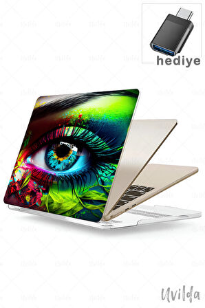 MacBook Pro 13 A2338 A2289 A2251 A2159 A1989 A1708 A1706 uyumlu Derin 24 HD Ultra Msoft Kadın Cosmos
