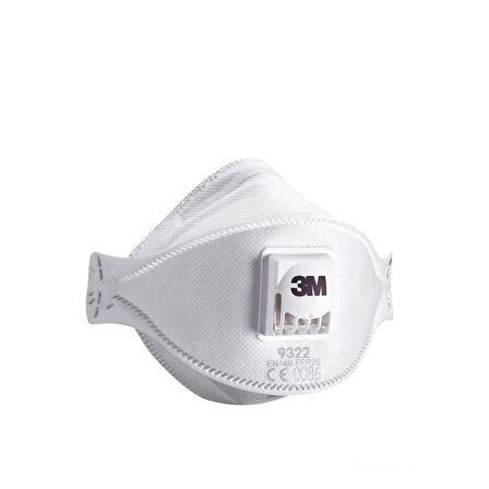 3M 9322 AURA FFP2 VENTİLLİ İNCE TOZ MASKE 