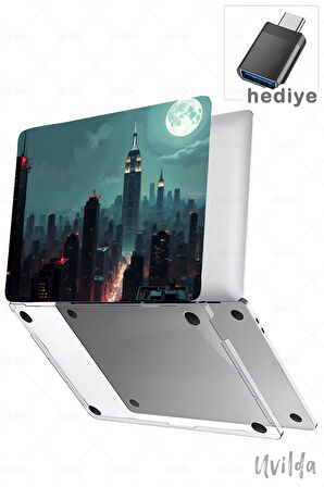 MacBook Air 15 A3114 A2941 uyumlu Kaos-7 Baskı Msoft Rüyalar ve Ay