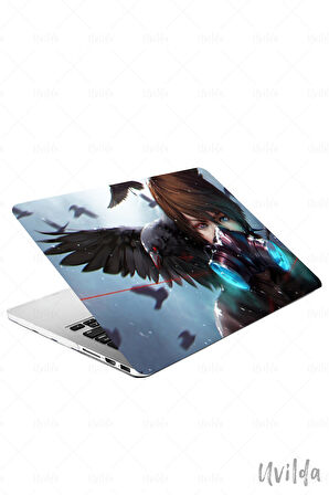 MacBook Pro 14 A3401 A3185 A3112 A2992 A2918 A2779 A2442 uyumlu Japon-15 UV Msoft Baskı Kuşlar ve Kuşçu
