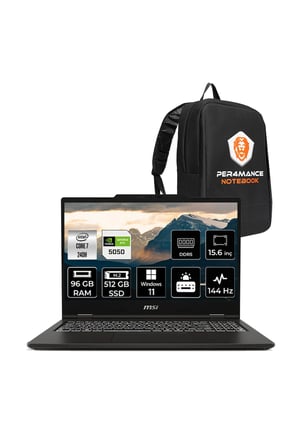 VENTUREPRO 15 Intel Core 7-240H 96GB 512GB SSD RTX5050/8GB 15.6'' FHD 144Hz W11H Laptop A2RWEG